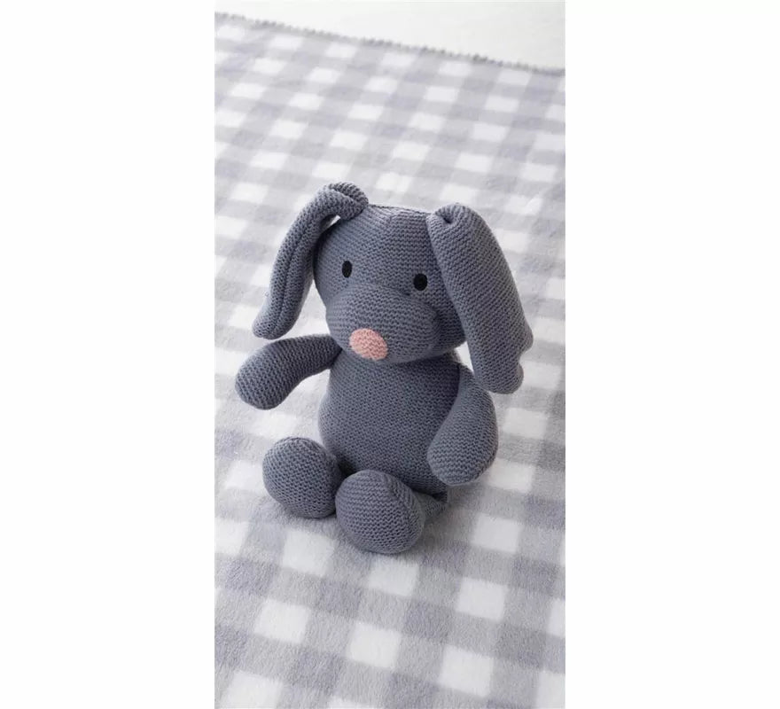 Translation missing: es.Pack Manta de 90x75 cm y Perro de Peluche gris de 26 cm