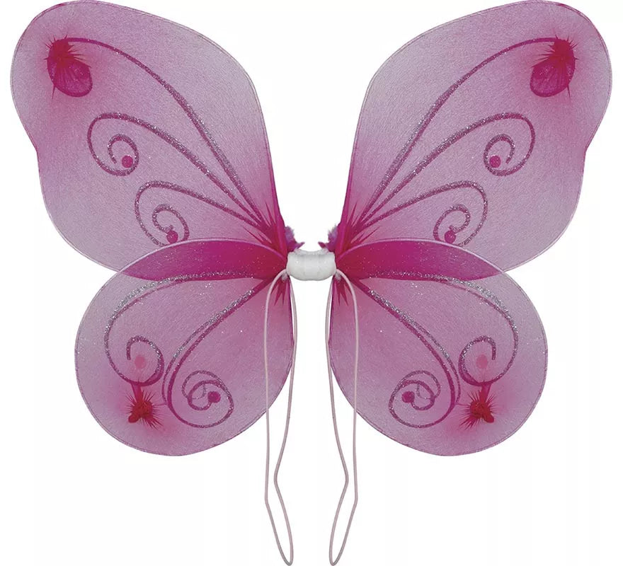 Translation missing: es.Pack Tutú, Alas y Lazo Mariposa rosa para niña