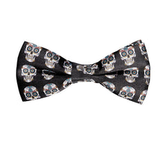 Pajarita Día de Los Muertos Catrina Regulable en Raso