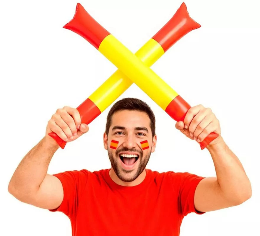 Palos Aplaudidores Hinchable de Bandera de España