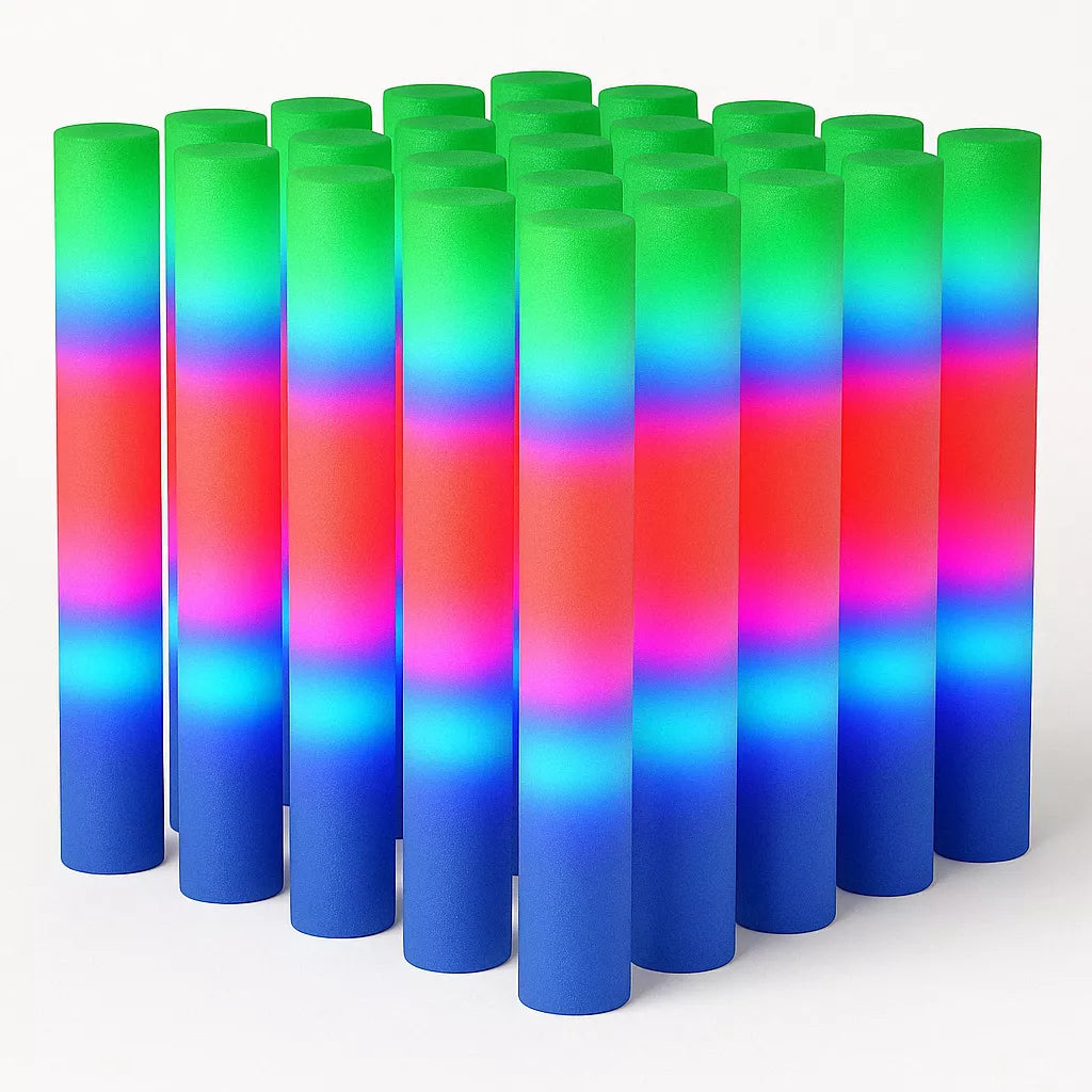Palos de Espuma LED de 46.5 cm para fiestas nocturnas