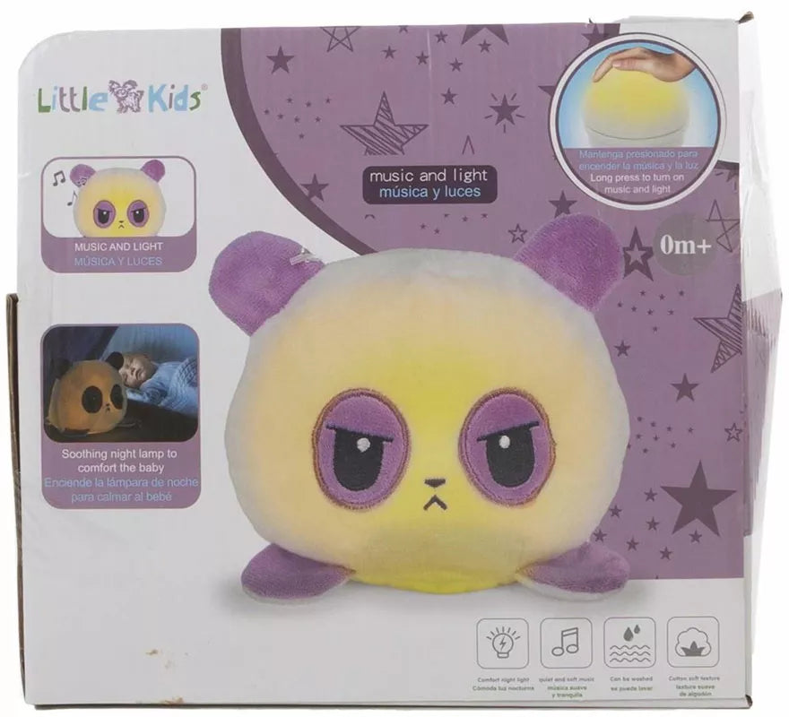 Panda de Peluche Relajante con Luz y Sonido de 24 cm