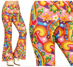 Pantalón Hippie Flores multicolor para mujer