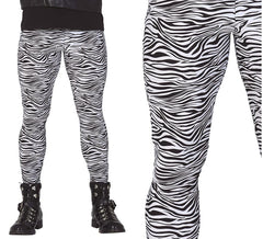 Pantalón Rock con Estampado de Cebra