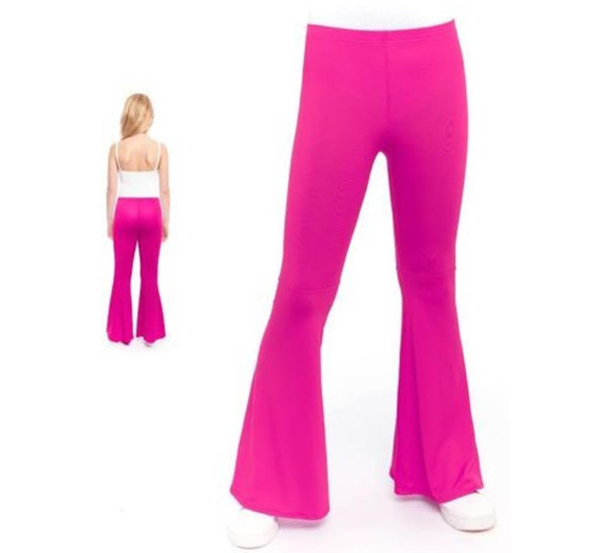 Translation missing: es.Pantalones de Campana de Punto color Fucsia para niños