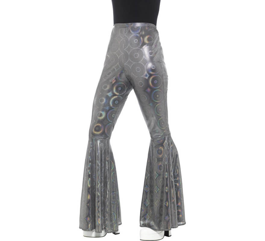 Translation missing: es.Pantalones de Campana Plateados para mujer