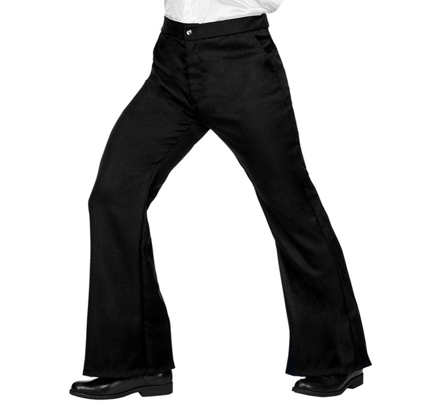Translation missing: es.Pantalones Disco Años 70 negro para hombre