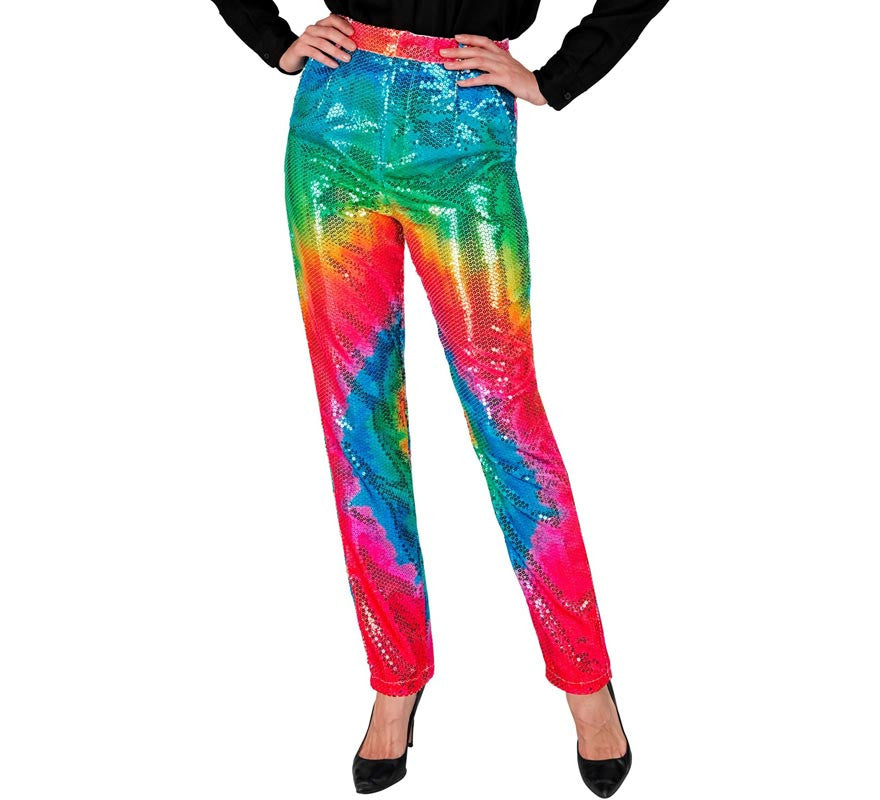 Translation missing: es.Pantalones multicolor neón para mujer