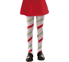 Panty a Rayas Lazo Navidad Infantiles