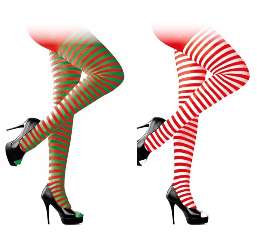 Translation missing: es.Panty a Rayas Rojo Adulto en varios colores