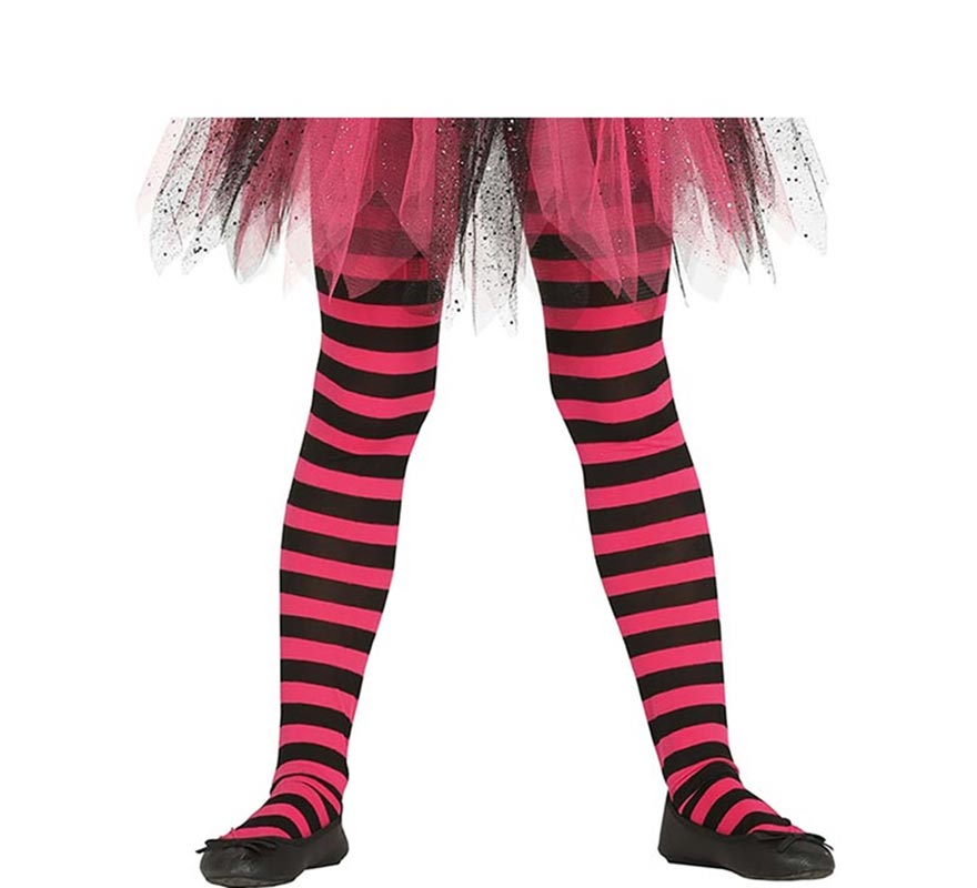 Translation missing: es.Pantys a Rayas en varios colores infantil de 7 a 12 años