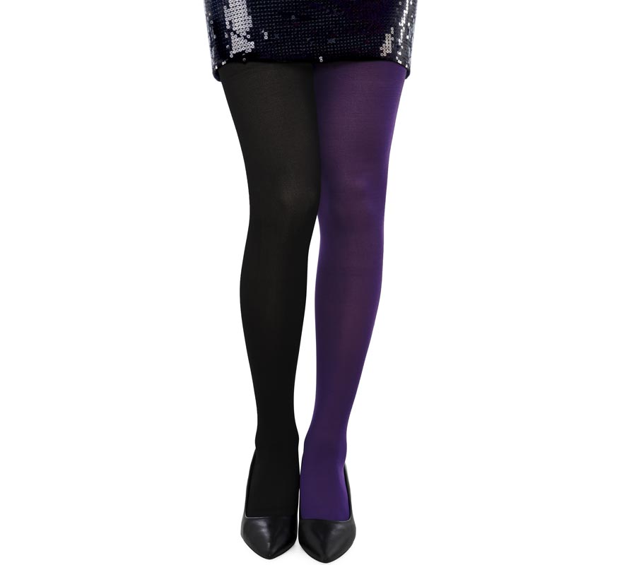 Translation missing: es.Pantys de Bicolor negro y morado