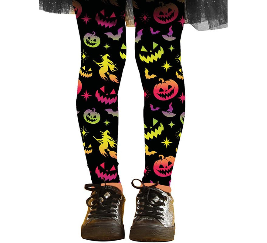 Translation missing: es.Pantys de Halloween multicolor Infantiles