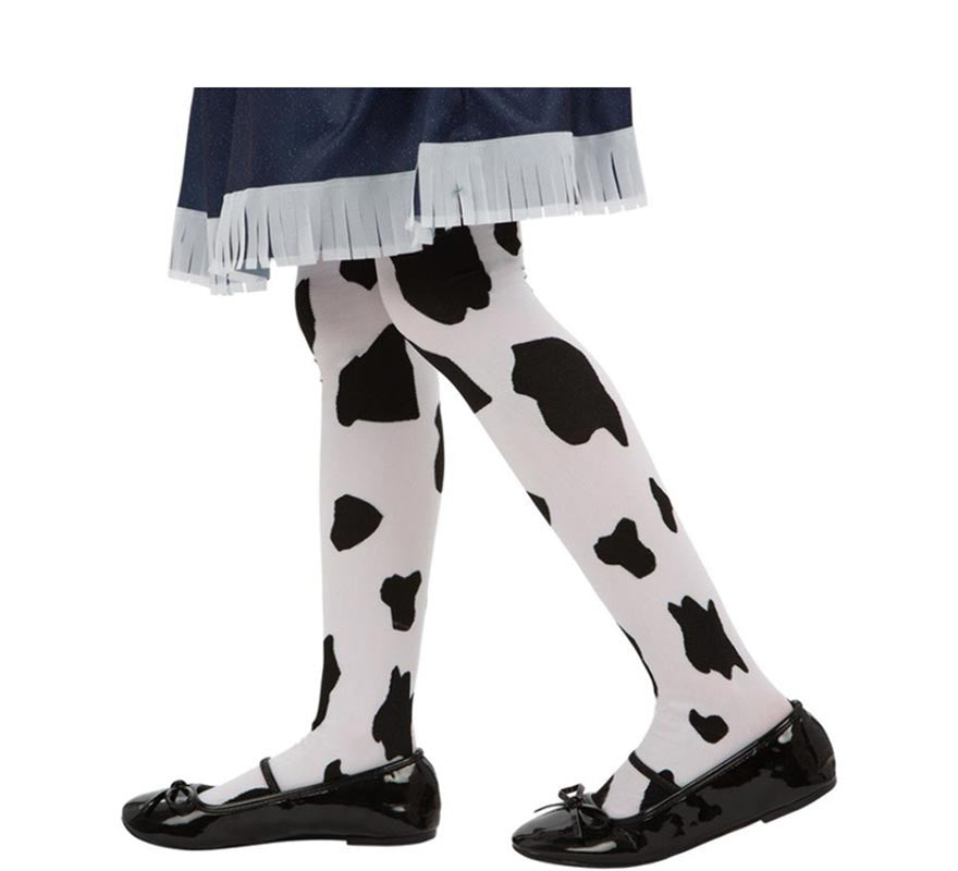 Translation missing: es.Pantys de Vaquera estampado de vaca infantil