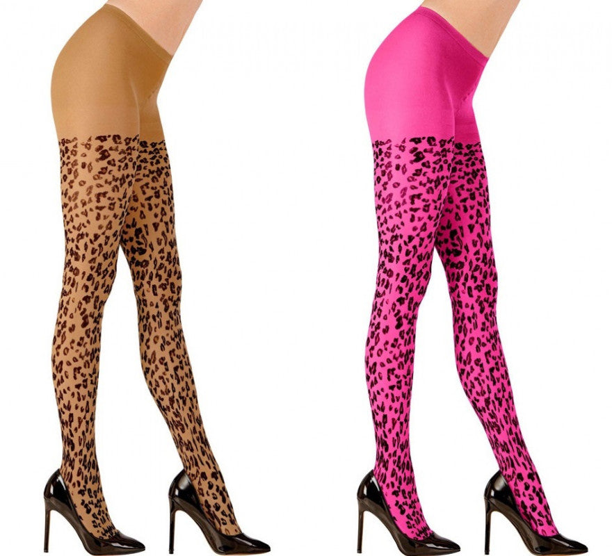 Translation missing: es.Pantys Estampado Leopardo en varios colores de 70 deniers para mujer