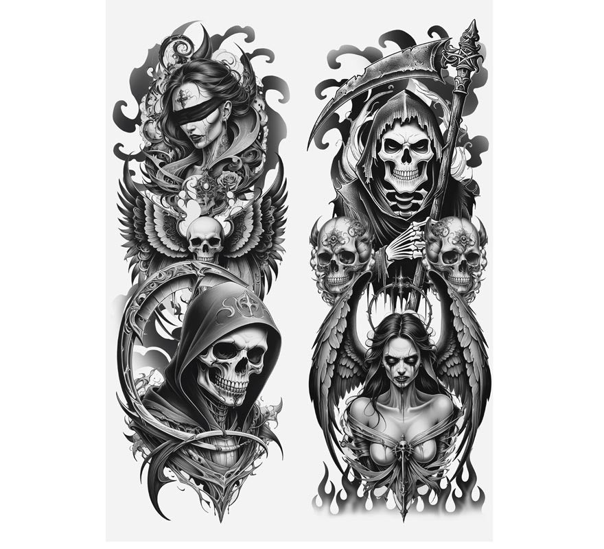 Translation missing: es.Pantys Muerte con efecto Tatuaje