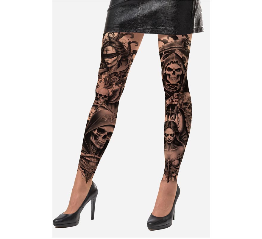 Translation missing: es.Pantys Muerte con efecto Tatuaje