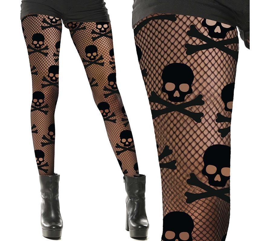 Translation missing: es.Pantys Rejilla de Calavera para mujer