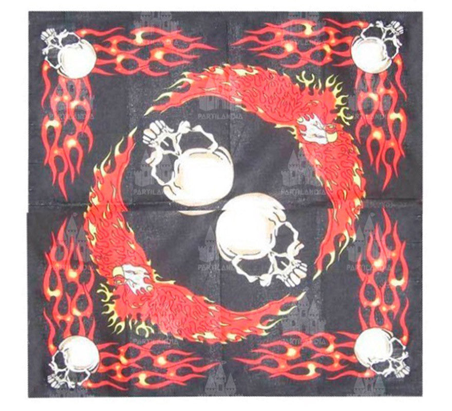 Translation missing: es.Pañuelo Calaveras con Fuego