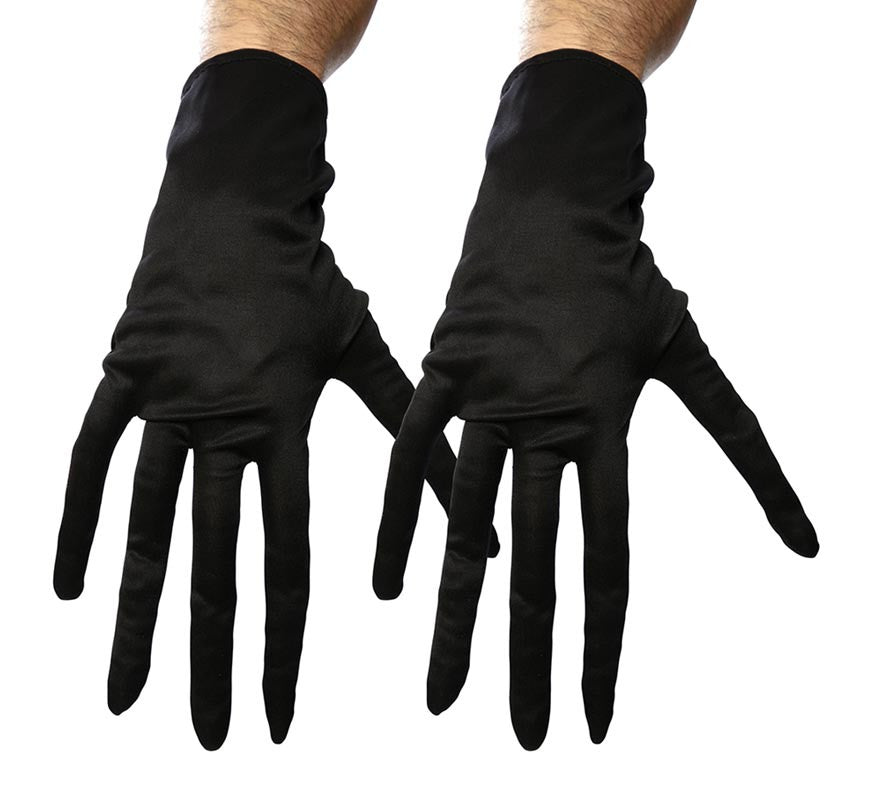 Par de Guantes Dedos Largos negros adulto de 35 cm