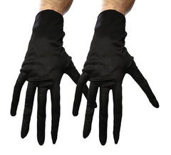 Par de Guantes Dedos Largos negros adulto de 35 cm