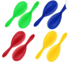 Par de Maracas tradicionales de 20 cm en colores surtidos