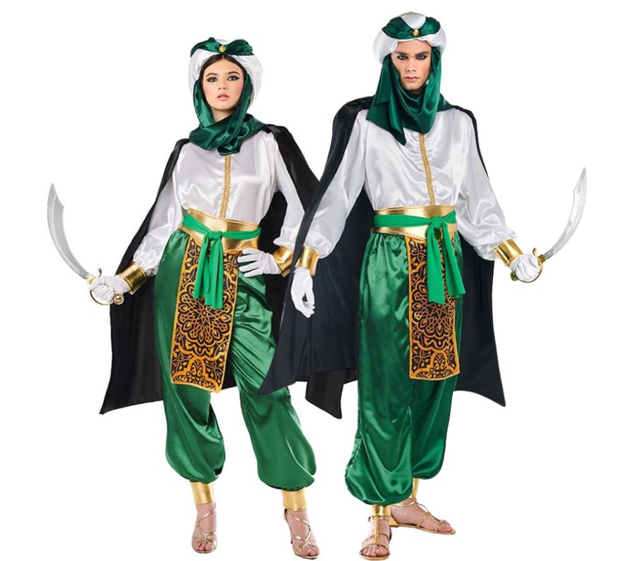 Pareja de beduinos elegantes