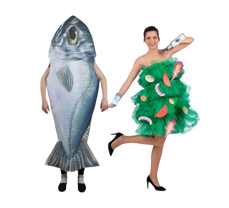 Pareja de comida saludable