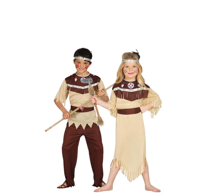 Pareja de Indios infantil