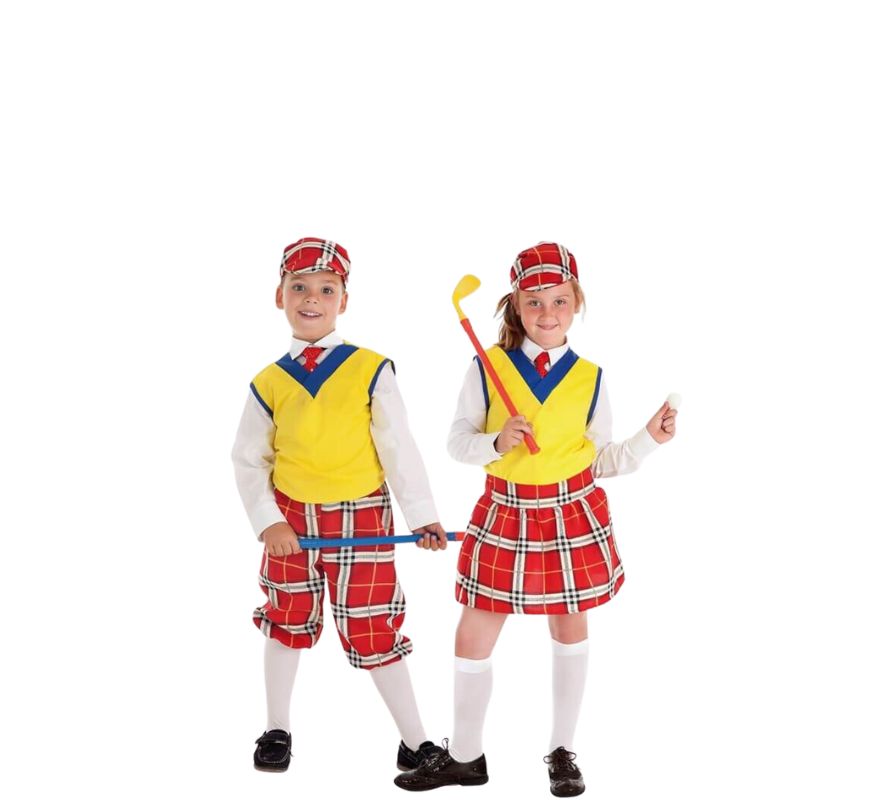 Pareja de Jugadores de Golf infantil