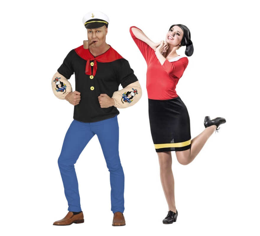 Pareja de Olivia y Popeye