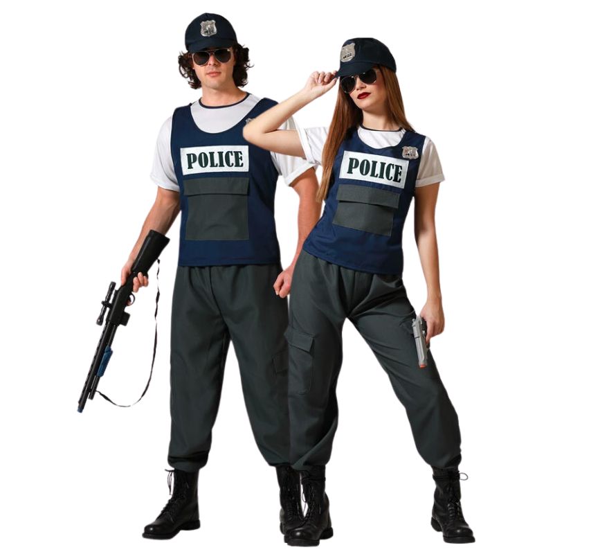 Pareja de Policías adulto