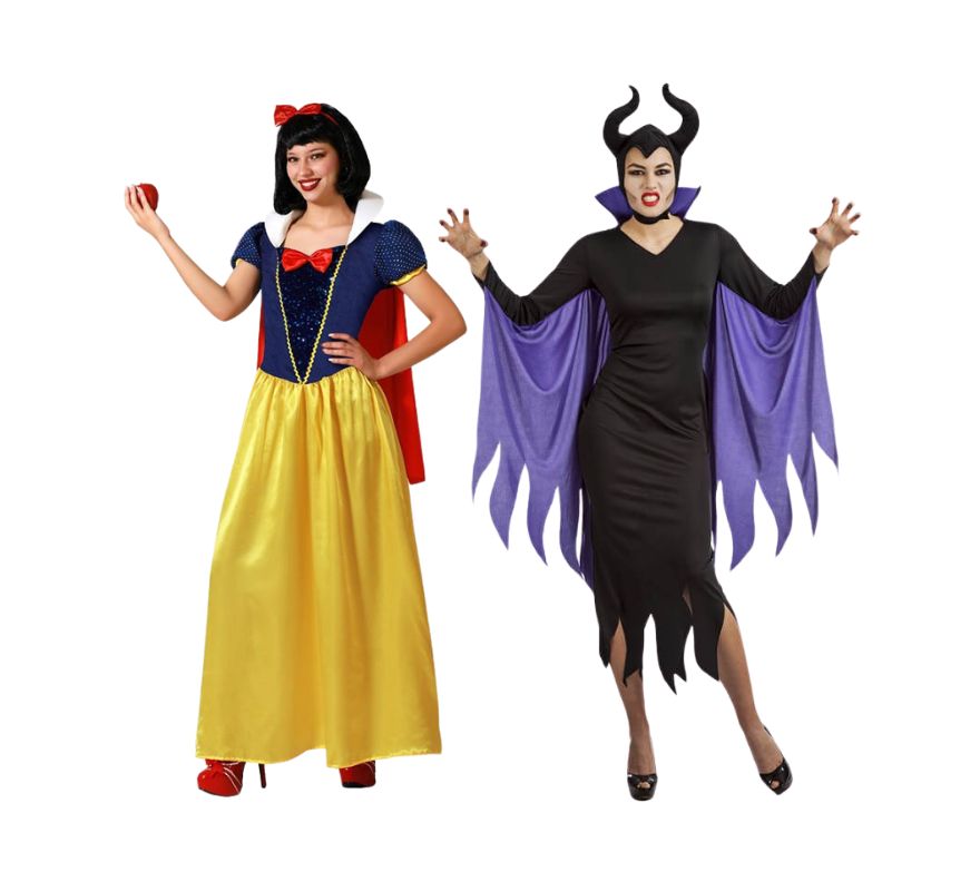 Pareja de reina y malvada