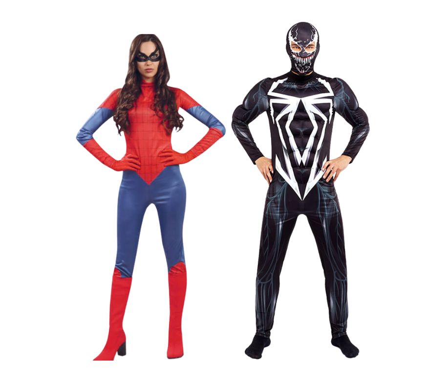 Pareja de super héroes