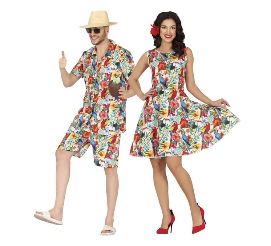 Pareja de turistas caribeños