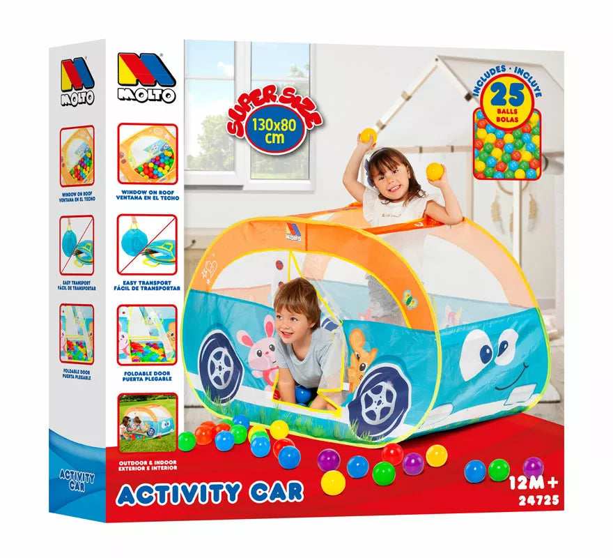 Parque de Bolas Coche con 25 Bolas