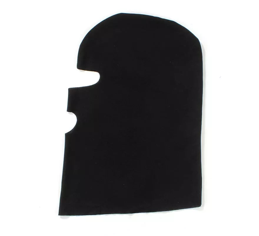 Pasamontañas negro de ladrón adulto