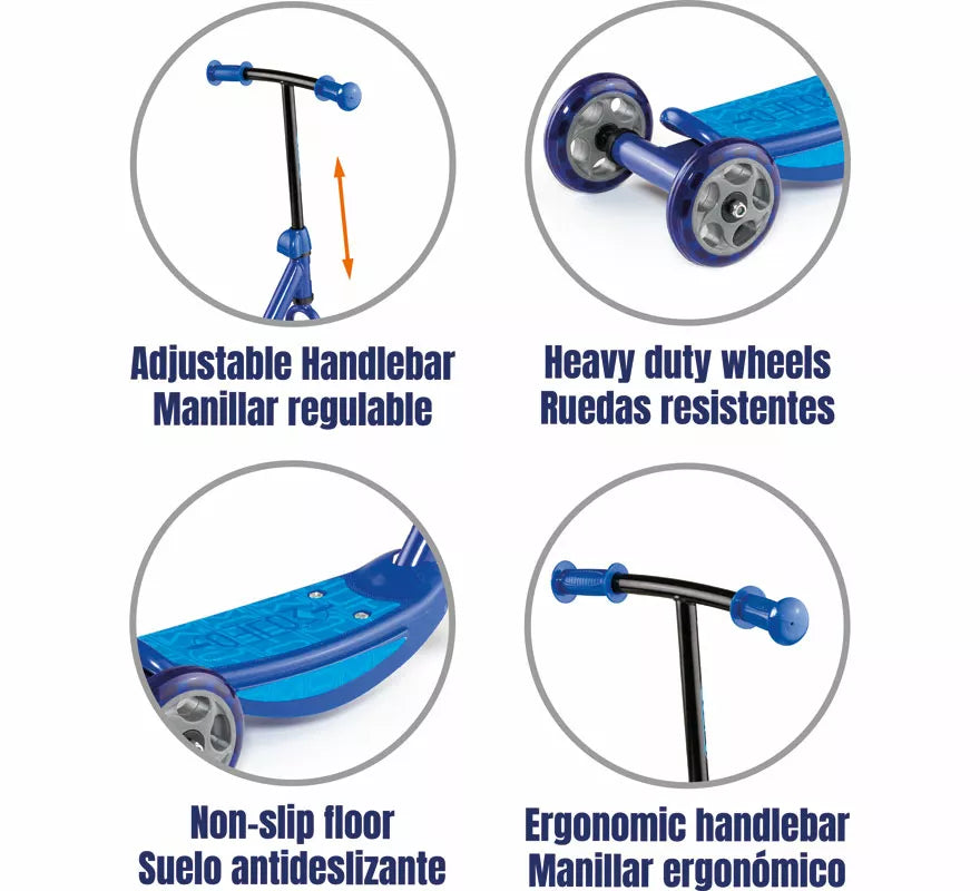 Translation missing: es.Patinete 3 Ruedas azul