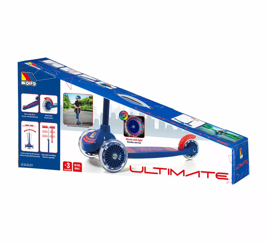 Patinete Maxi Scooter con Luces azul