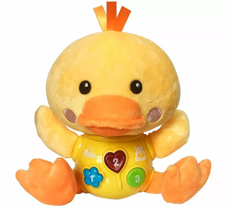 Translation missing: es.Pato Musical de Peluche con Luz y Sonido de 24 cm