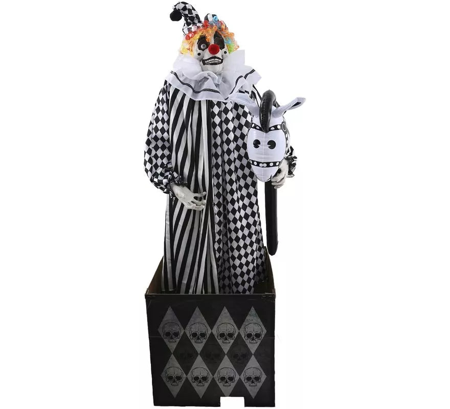 Translation missing: es.Payaso Crazy Animado con Luz, Sonido y Movimiento de 165 cm