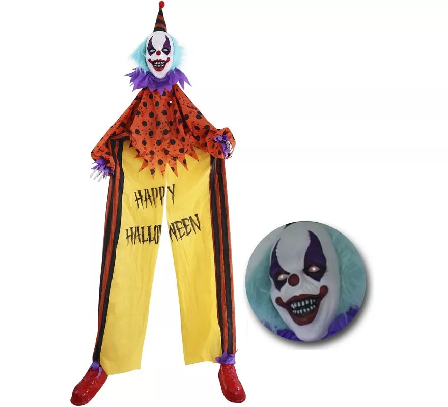 Translation missing: es.Payaso Piernas Largas Animado 280 cm