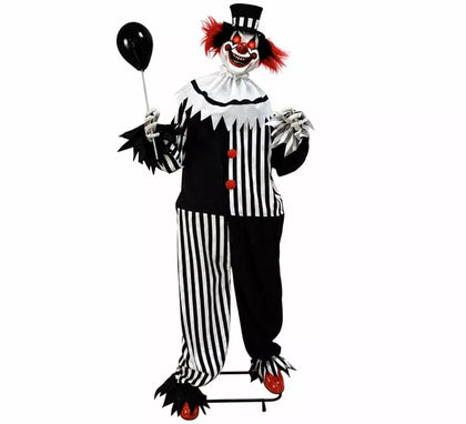 Payaso Siniestro con Movimiento y Sensor de 190 cm