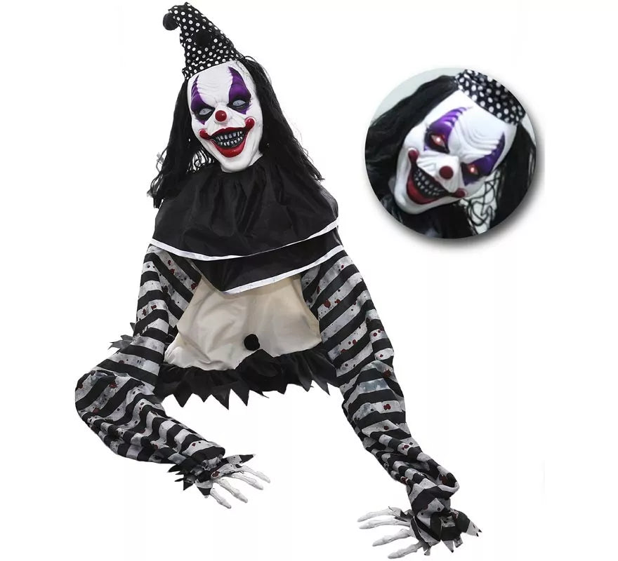 Translation missing: es.Payaso Terrorífico Suelo Animado 107 cm