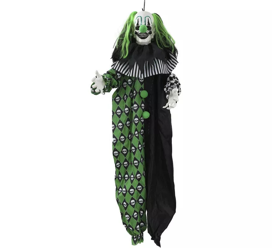 Translation missing: es.Payaso verde Animado con Sonido y Movimiento de 165 cm