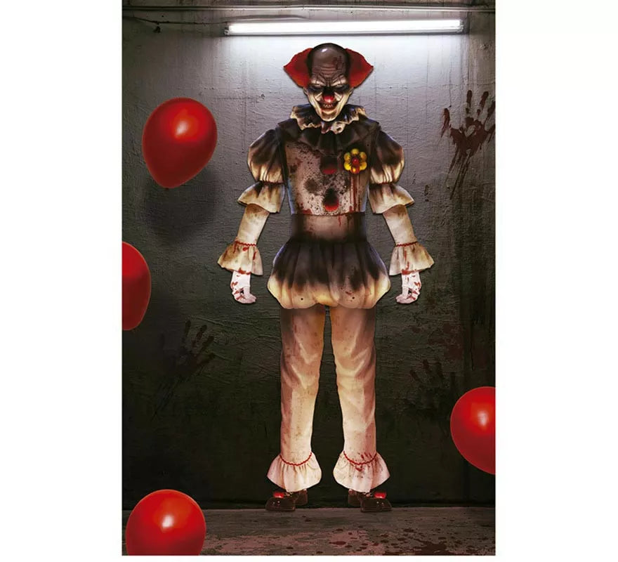 Translation missing: es.Pegatina de Payaso Tenebroso de 180 cm