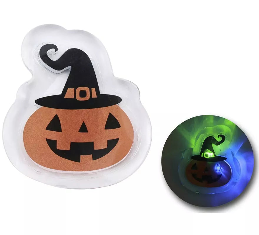 Translation missing: es.Pegatina Gel 10x15 Led Calabaza con Sombrero de 10x15 cm