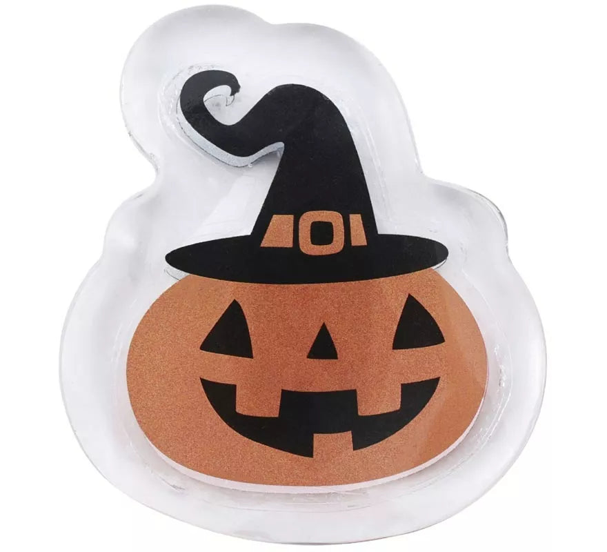 Translation missing: es.Pegatina Gel 10x15 Led Calabaza con Sombrero de 10x15 cm