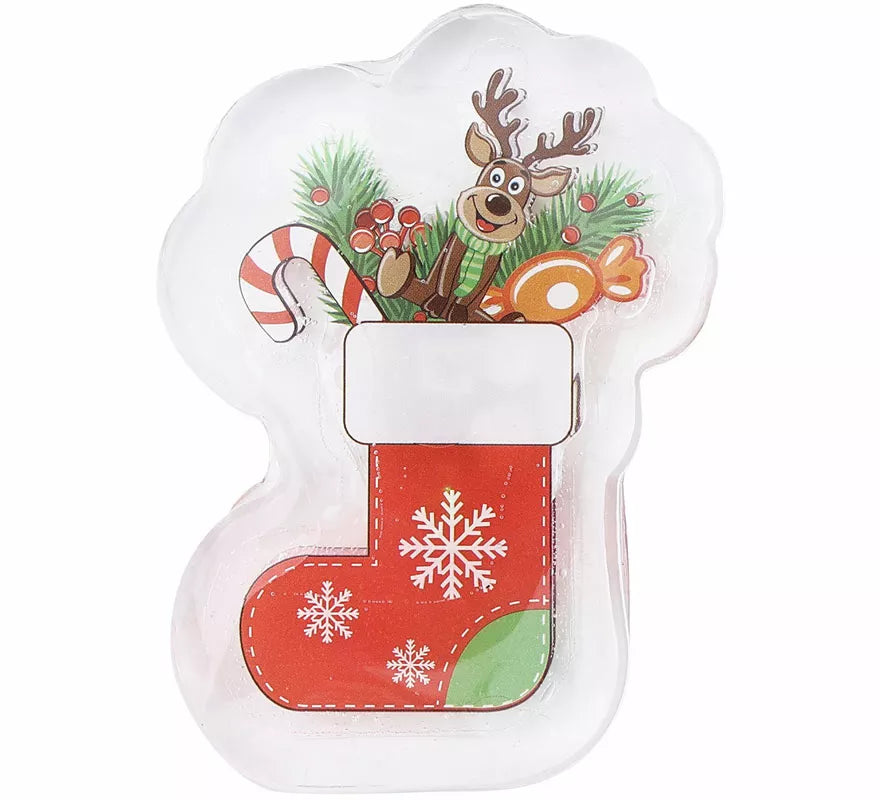 Translation missing: es.Pegatina Gel Led Calcetín Navidad de 10x15 cm