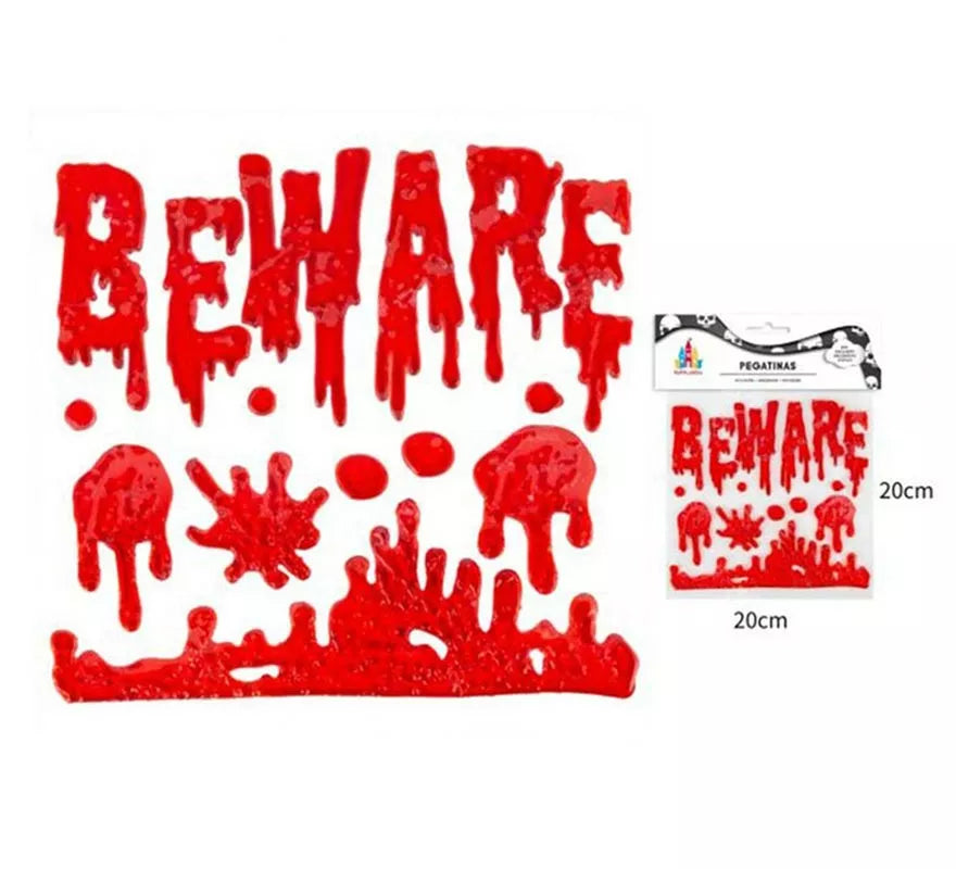 Translation missing: es.Pegatina Gel Sangre Beware